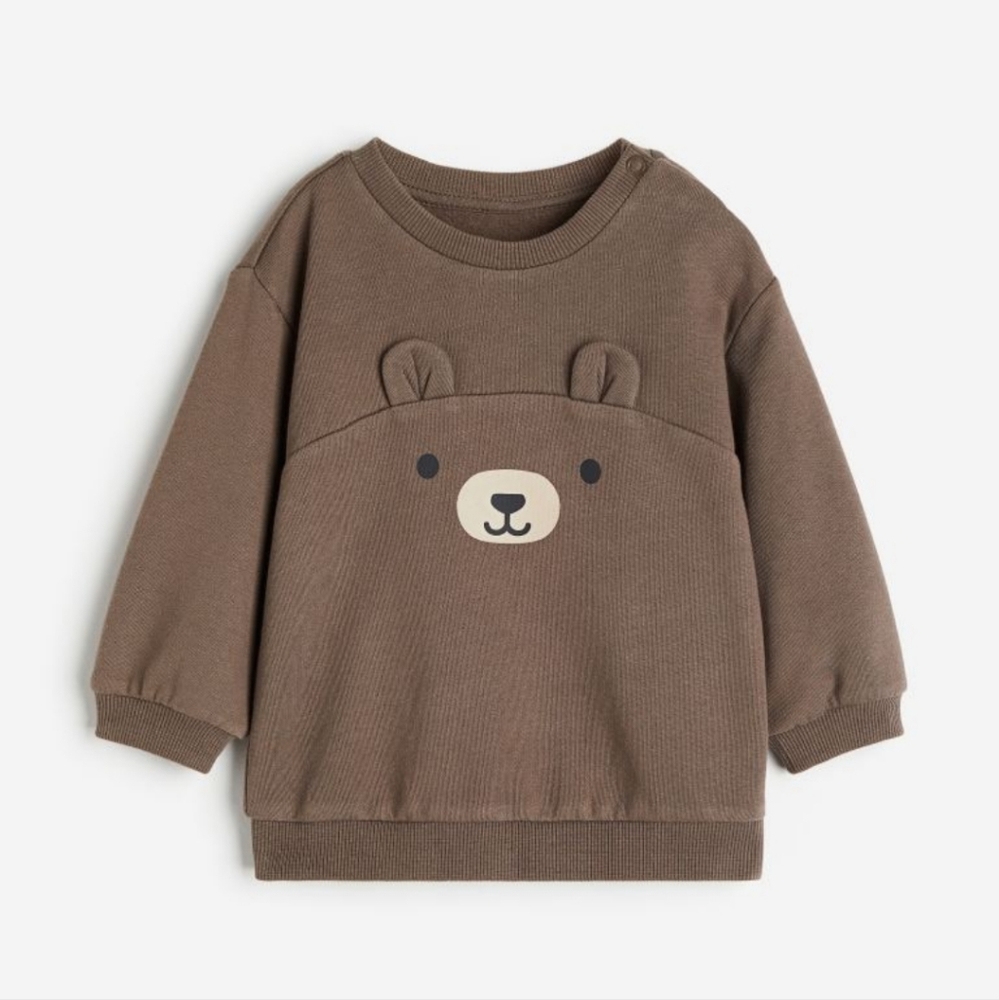 H&M 12-18m bear sweater